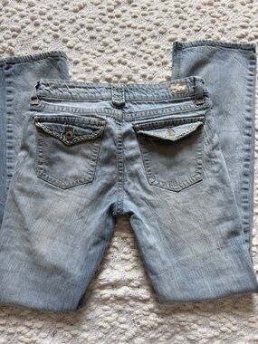 Vintage Jordache Light Blue Boyfriend Jeans with Flap Back Pockets